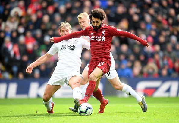 Taylor was everywhere defensively and made it difficult for Salah